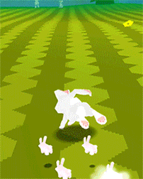 Bunny Love Game play footage gifs 